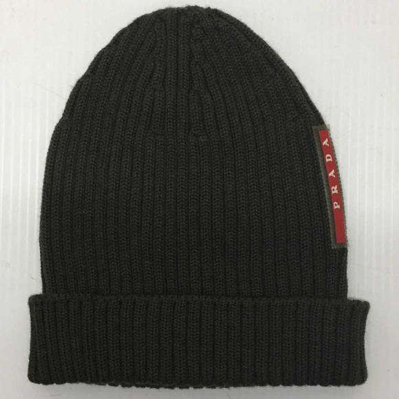mens prada beanie